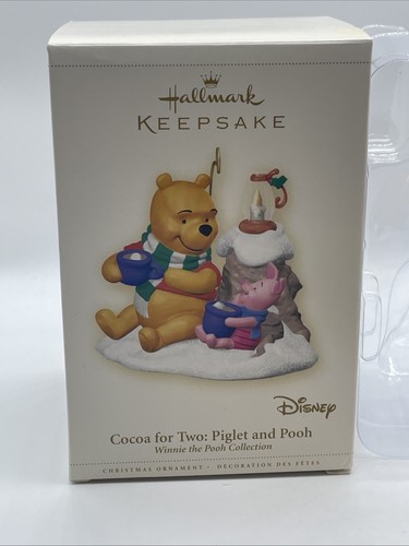 Disney Winnie The Pooh & Piglet Hallmark “Cocoa For Two” 2006 Ornament - Picture 6 of 8