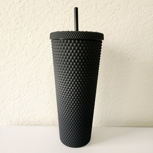 Starbucks Black Matte Studded Cold Cup Tumbler 24 oz - Picture 3 of 4