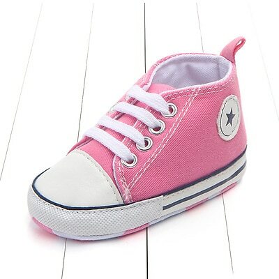 classic newborn baby boys girls first walkers shoes - Picture 9 of 11
