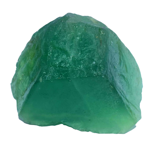 Muestra de fluorita colombiana verde natural de 421,70 quilates faceta áspera calidad AAA+ Foto 4 de 4