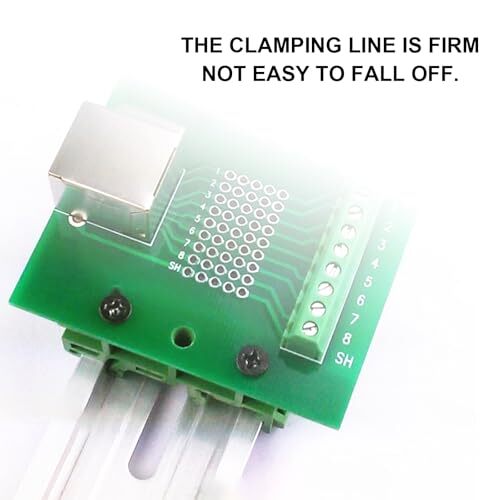50Sets C45 DIN Rail PCB Mounting Bracket Holder Carrier Clips for Width 15mm ... - Picture 4 of 7