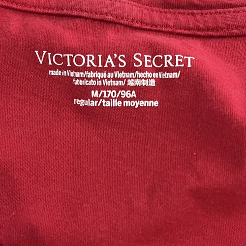 Victorias Secret Women’s Medium Bright Red VS short Sleeve Tshirt - Picture 8 of 8