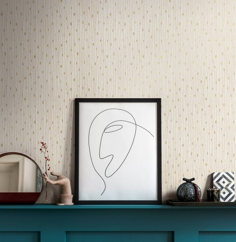 Mustertapete Modern Geometrische Tapete Struktur Vliestapete Grafiktapete Design - Bild 37 von 60