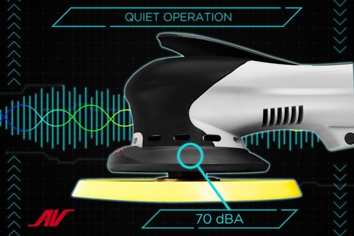 AirVANTAGE  6" Palm-Style, 2nd Gen Electric Sander- 3/16" Orbit: Hook & Loop - Picture 7 of 8