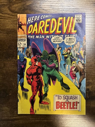 Marvel Comics - Daredevil, Vol. 1 #34 (November, 1967) - Picture 1 of 3