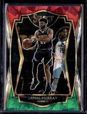 2020-21 Panini Select #142 Jamal Murray Red White Green Cracked Ice