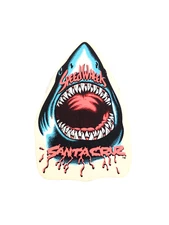 NOS Large Shark Bite Blood. Speed Wheels  Santa Cruz Skateboard. OG Sticker