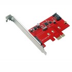 PcieX1 to M.2(NGFF) + SATA6G (HDD/SSD)Standard Profile Bracket For SATA I II III