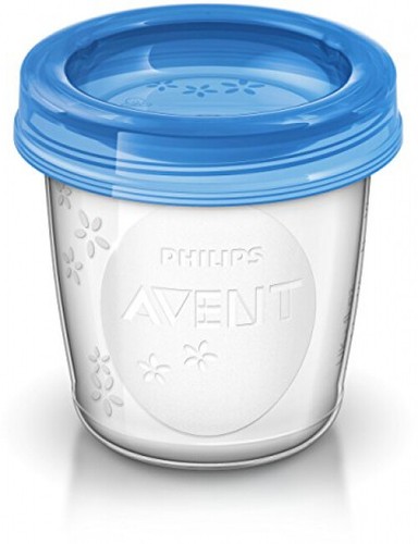 Philips SCF618/10 Avent Aufbewahrungsbecher 180 ml Schraubdeckel Set 10er Pack - Bild 2 von 5