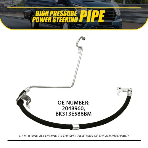 2x For Ford Transit Mk8 Rwd 2.2 Hi Pressure Power Steering Hose Pipe BK313E586BM - Picture 16 of 17