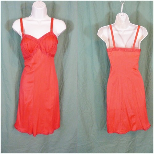 Texsheen Sears JC Penny Slip Small Medium Full Bra Slip Vintage - Picture 73 of 96