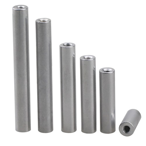 M3 OD5/6 Aluminium Gewindemuffen Runde Distanzstücke Abstandhalter Muttern Muffe - Picture 7 of 12