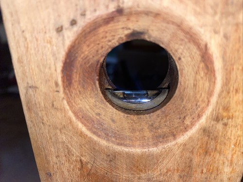 WOODEN LEVEL THE C-S CO PINE MEADOW CONN USA BRASS, MAHOGANY ANTIQUE Works Great - Picture 4 of 16