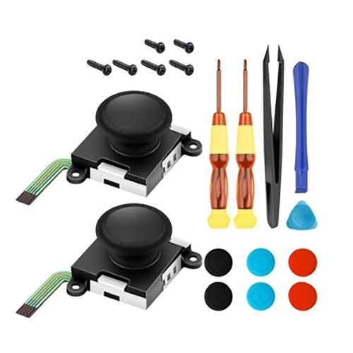 3D Joystick Analog Tools 19 In 1 Repair Kit for Nintendo Switch Lite Joy-Con B - Picture 4 of 6
