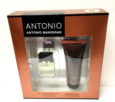 ANTONIO BANDERAS MEN SET 0.5 OZ EDT SPRAY 2.5 OZ AFTER SHAVE BALM SEE PICTURE