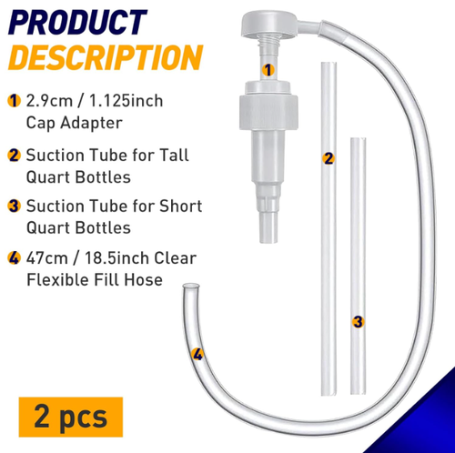 Fluid Pump for Quart Bottles - Transfer Gear Oil, Transmission and Differential - Picture 2 of 7
