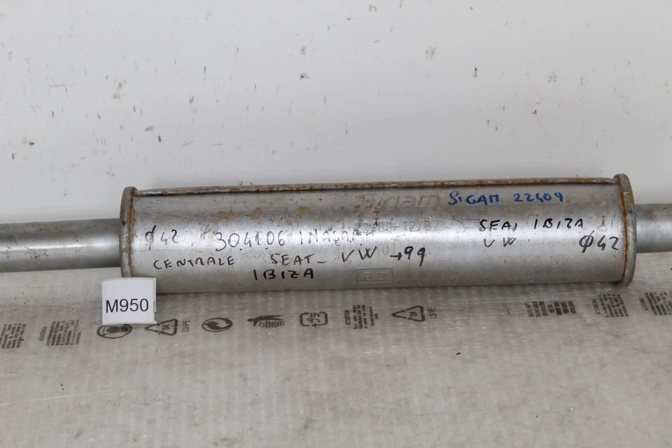 Marmitte Silencieuse Centrale Pour Seat Ibiza II VW Polo Variant Classic 1993 - Photo 2/2