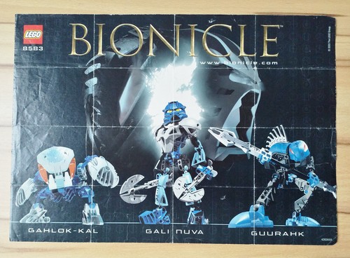 Lego 8583 Matoran of Mata Nui Hahli von 2003, vollständig mit OBA - Bild 2 von 3