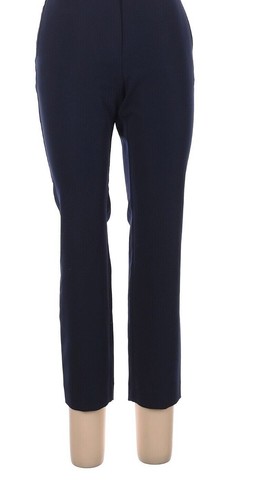 Adrianna Papell New Bi-Stretch Pull On Pants Dusty Blue Spring Summer Capri - Picture 7 of 7