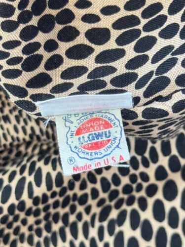 Giacca cappotto BILL BLASS stampa animalier 4 petite bottoni oro leopardato colletto jacquard - Foto 9 di 10