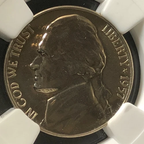 1957 5C Proof Jefferson Nickel NGC PF67              3512464-043
