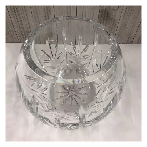 Kristallklarglas Schale elegant dekorativ dekorativ "super schwer" Behälter   - Bild 1 von 4