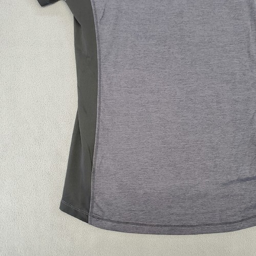 Womens LL Bean Shirt Outdoor Athletic Side Zip Pocket Size Misses Small Grey - Picture 17 of 21