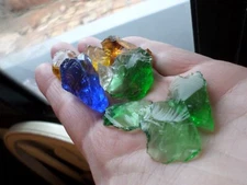 andara crystal - monatomic andara glass - 35 grams - MA24 -9 pieces