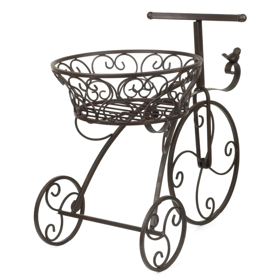 Deko Pflanzfahrrad Blumentopfhalter Pflanzkorb 47x43x25cm Gartendeko Übertopf - Bild 4 von 4