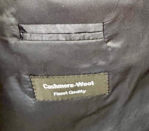 Hugo Boss Mens Cashmere Wool Jacket 44” Chest. Black. Good Condition. - Picture 4 of 5