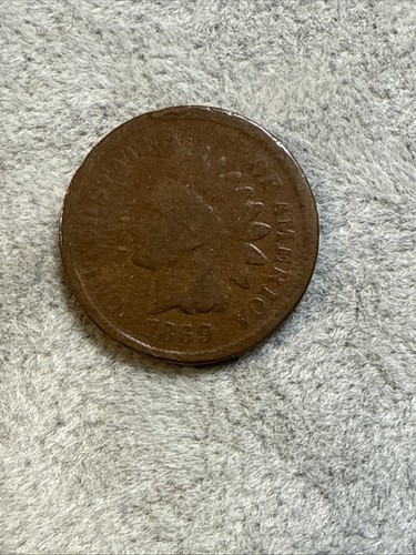 1869 United States Indian Head Penny G Good Condition Nice Coin See Pics 6887 - Picture 4 of 12