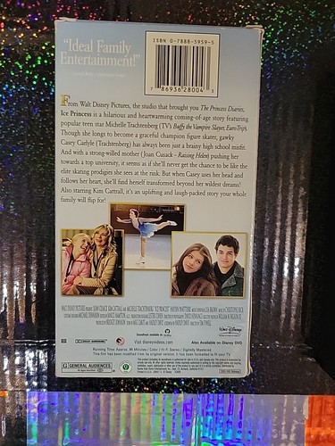 Ice Princess VHS 2005 Disney Michelle Trachtenberg Slipcover Edition - Imagen 4 de 4