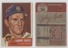 1953 Topps Johnny Groth #36