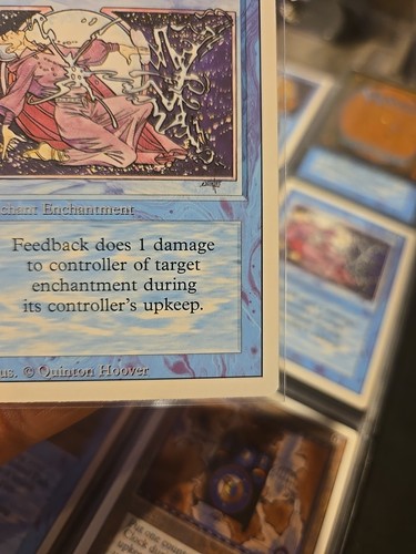 MTG  Revised Feedback Never Played M/NM - Picture 4 of 6