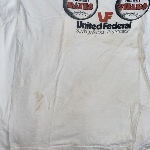 1980’a Baltimore Orioles T-shirt United Federal Saving & Loan Large - Bild 7 von 13