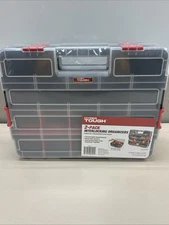 Hyper Tough 2-Pack Interlocking Tool Organizers w/ Removable Dividers