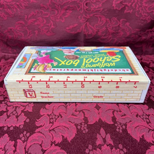 3) Vintage Stifteschachtel - Wolfgangs Schulschachtel * Tierknacker mit Schokoladenbezug* - Bild 20 von 24