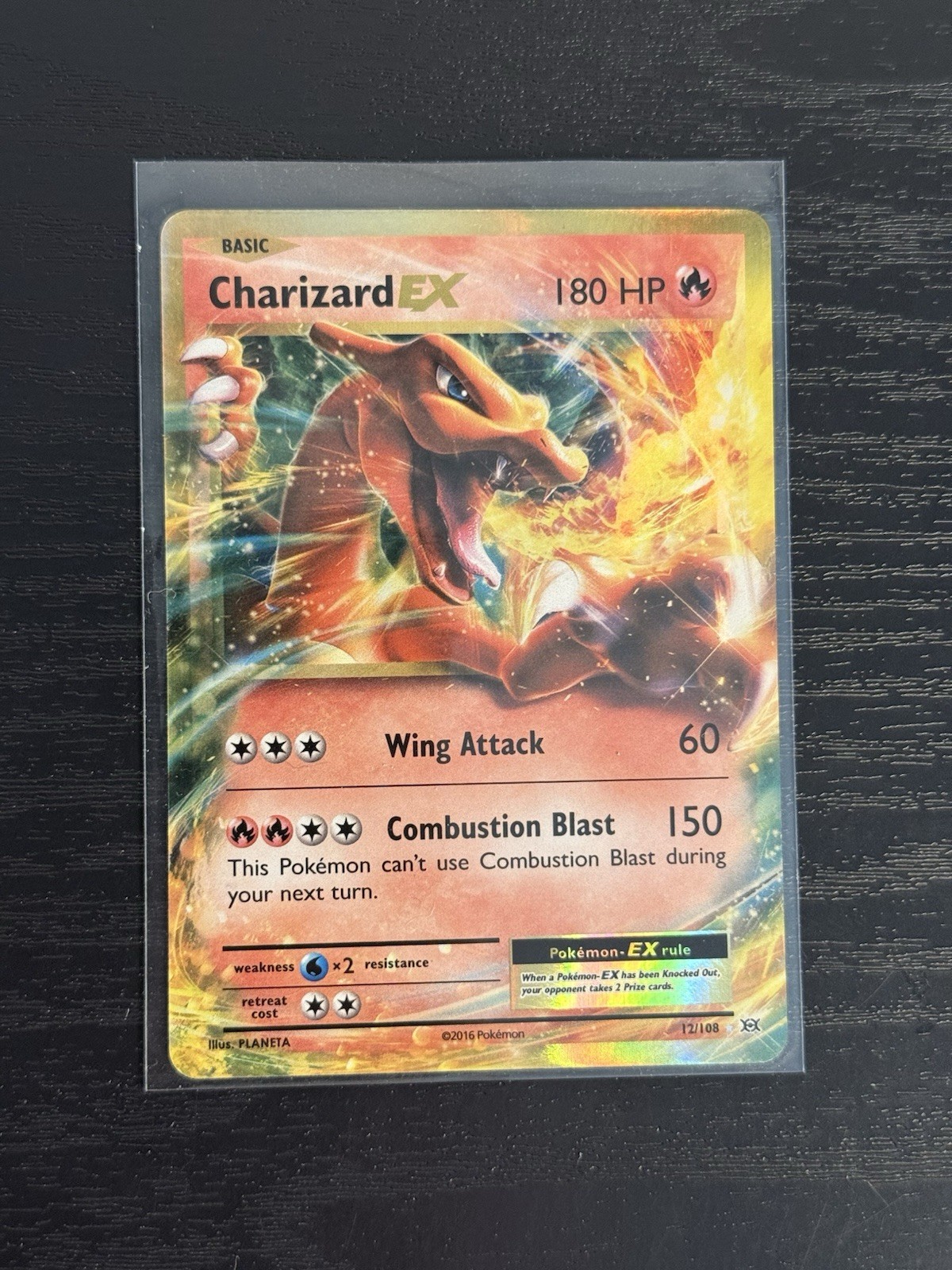 Charizard EX 12/108 XY Evolutions Holo NM
