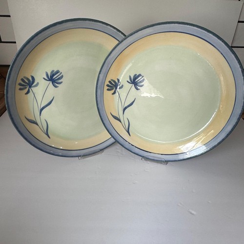 2 Piatti Pier 1 Tranquility 11 3/8" - Terracotta - Made in England - Foto 6 di 14