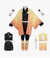 Anime Nezuko Tanjirou Shinobu Zenitsu cosplay costume cloak set Size XL
