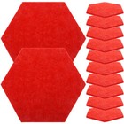 12 Pcs Felt Board Sound Proof Wall Panels Tiles Bulletin