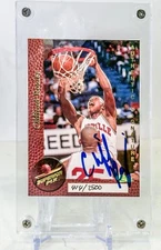 Clifford Rozier Autographed 1995 Superior Pix Basketball Card #448/2500 - Rare!