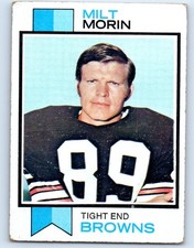 1973 Topps #26 Milt Morin Cleveland Browns