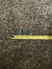 Cadillac OEM SLS Gray & Chrome Rear Trunk Emblem Badge Logo Nameplate 3544700