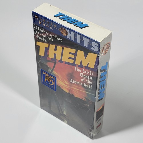 Vintage Them! VHS Tape 1987 Sci-Fi Horror Classic Warner Bros Sealed New OOP - Picture 5 of 8