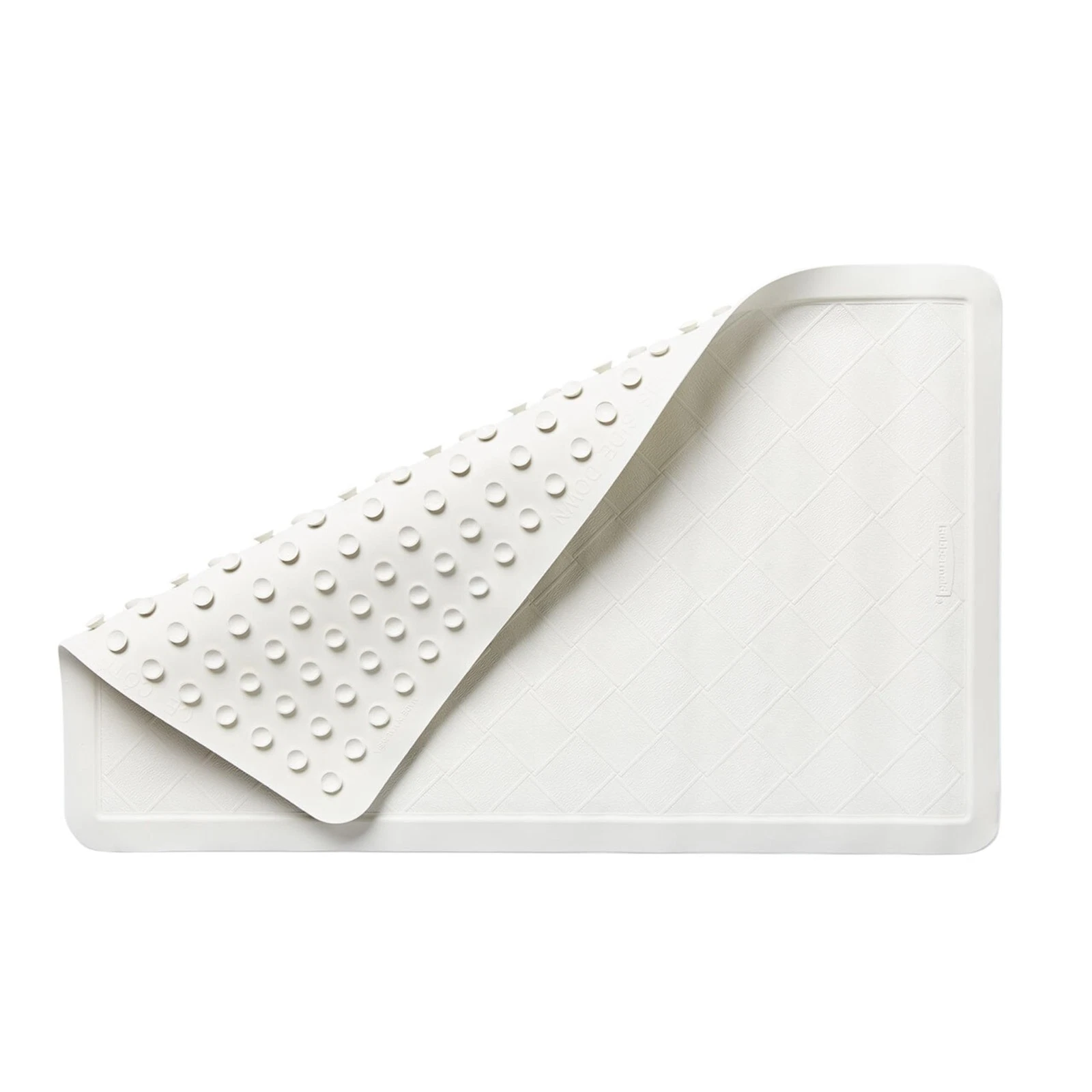 Rubbermaid Commercial Products Safti-Grip Bath Mat, Medium, White