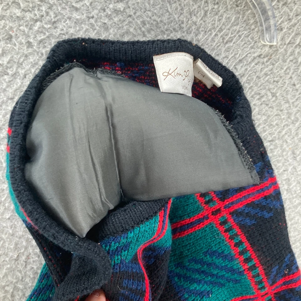 Kim Rogers Cárdigan Suéter Mujer 3X Pequeño Negro Rojo Verde Vacaciones Navidad Foto 4 de 4