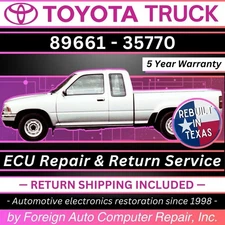 89661-35770 Toyota Truck ECU Repair - Quick Quality Service, 5 Year Warranty