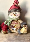 Snowman Stocking Stuffer Bag Christmas Decor. (Treats Not Included)