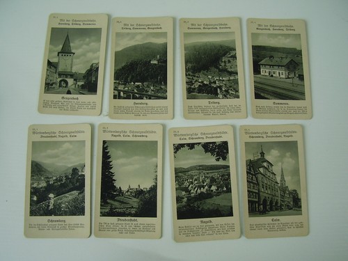 Antikes Kartenspiel Rings um den Bodensee vor 1945 - Bild 5 von 10